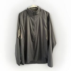 Rab Windveil Pull On Packable Jacket Mens Sz XL Gray1/4 Zip Pullover Long Sleeve